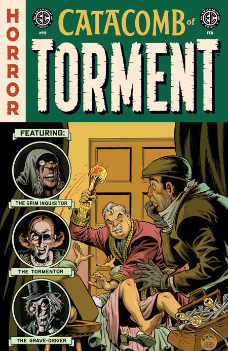 EC CATACOMB OF TORMENT #8 CVR C INC 1:10 SHAWN MCMANUS EC HOMAGE VAR Oni Press Robert Menegus, Rafael Scavone, Paul Tobin Rafael Alburquerque, Valeria Burzo, Arjuna Susini Shawn McManus PREORDER