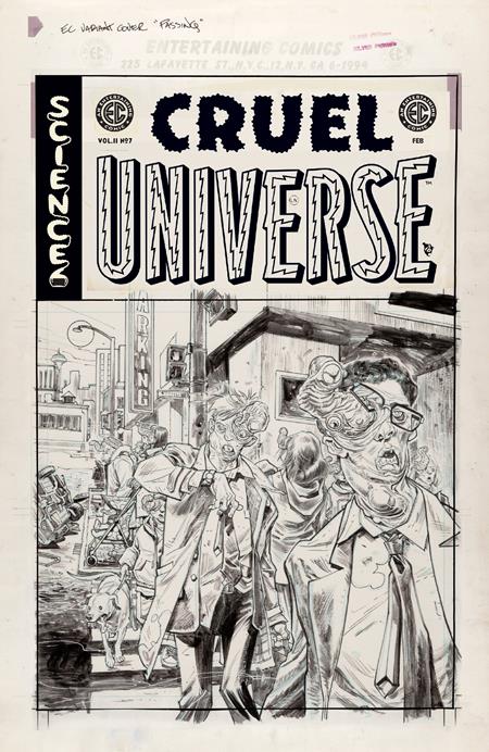 EC CRUEL UNIVERSE 2 #7 (OF 12) CVR D INC 1:20 TOM FOWLER B&W ARTIST EDITION VAR Oni Press Anthony Mauro, Greg Pak, Amy Roy Kano, David Lapham, Malachi Ward Tom Fowler PREORDER