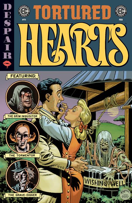 EC TORTURED HEARTS #1 (ONE SHOT) CVR D INC 1:10 SHAWN MCMANUS EC HOMAGE VAR Oni Press Jordie Bellaire, Tini Howard, Blake Howard, Ann Nocenti Sebastian Cabrol, Fabiana Mascolo, Dan McDaid, Arjuna Susini Shawn McManus PREORDER