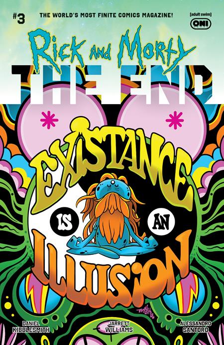 RICK AND MORTY THE END #3 (OF 6) CVR B TROY LITTLE VAR Oni Press Daniel Kibblesmith Jarrett Williams Troy Little PREORDER