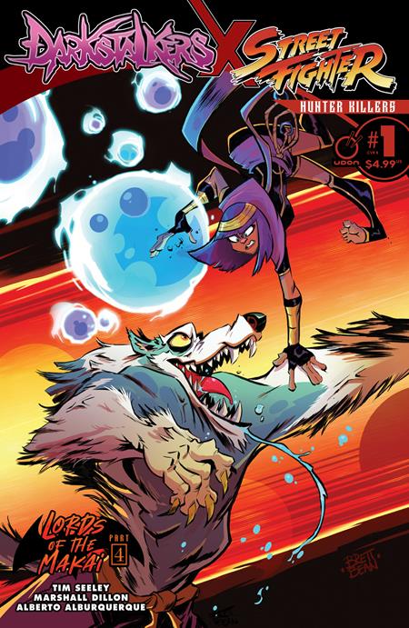 Darkstalkers X Street Fighter: Hunter Killers 1 Comic Brett Bean Variant Udon Comics 2026