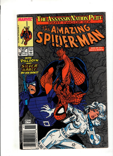The Amazing Spider-Man, Vol. 1 #321 (1989) Todd McFarlane Todd McFarlane Buy & Sell Comics Online Comic Shop Toronto Canada