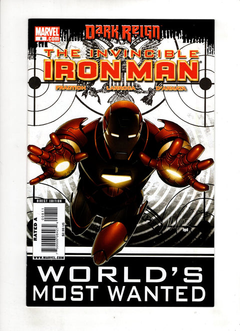 Invincible Iron Man, Vol. 1 #8 (Cvr A) (2008) Salvador Larroca A Salvador Larroca Buy & Sell Comics Online Comic Shop Toronto Canada