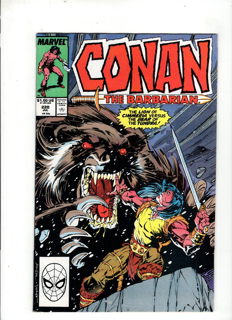 Conan the Barbarian, Vol. 1 #220 (1989) Buy & Sell Comics Online Comic Shop Toronto Canada