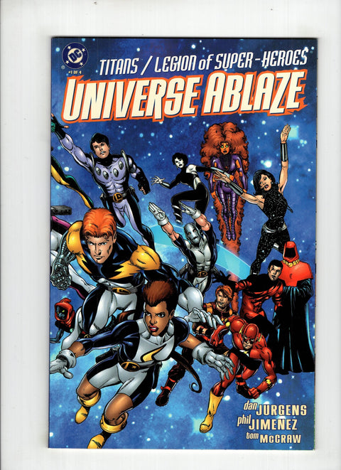 Titans / Legion of Super-Heroes: Universe Ablaze #1 (2000) Buy & Sell Comics Online Comic Shop Toronto Canada