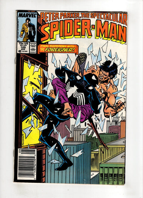 The Spectacular Spider-Man, Vol. 1 #129 (1987) Newsstand Edition Newsstand Edition Buy & Sell Comics Online Comic Shop Toronto Canada