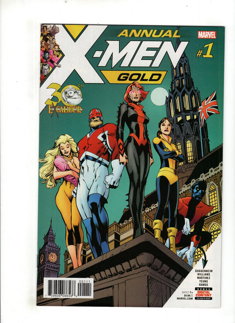 X-Men: Gold, Vol. 2 Annual #1 (2018) Alan Davis Alan Davis Buy & Sell Comics Online Comic Shop Toronto Canada