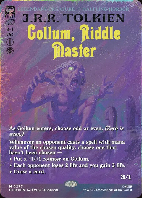 Gollum, Riddle Master (Foil)