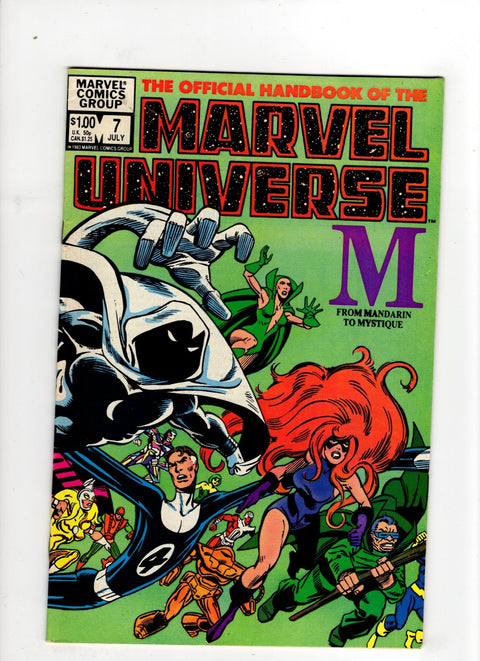 Official Handbook of the Marvel Universe, Vol. 1 #7 (1983) Buy & Sell Comics Online Comic Shop Toronto Canada