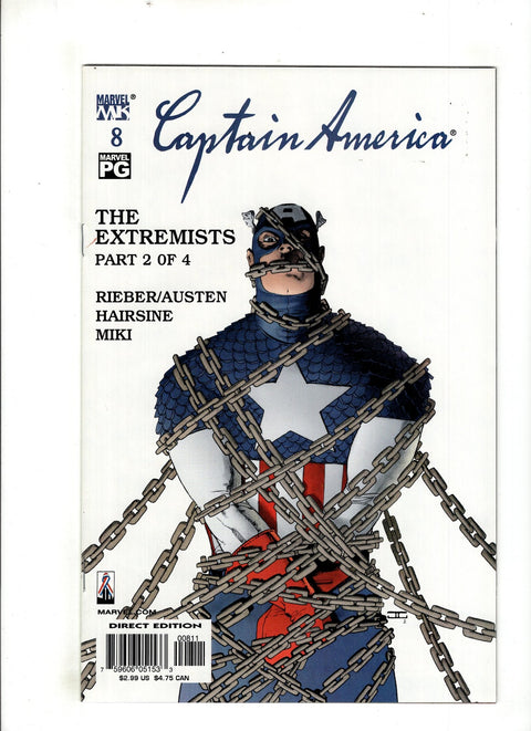 Captain America, Vol. 4 #8 (2003) Buy & Sell Comics Online Comic Shop Toronto Canada