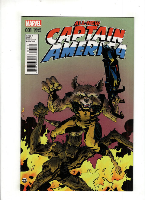 All-New Captain America #1 (Cvr H) (2014) Paul Pope Rocket and Groot Variant H Paul Pope Rocket and Groot Variant Buy & Sell Comics Online Comic Shop Toronto Canada