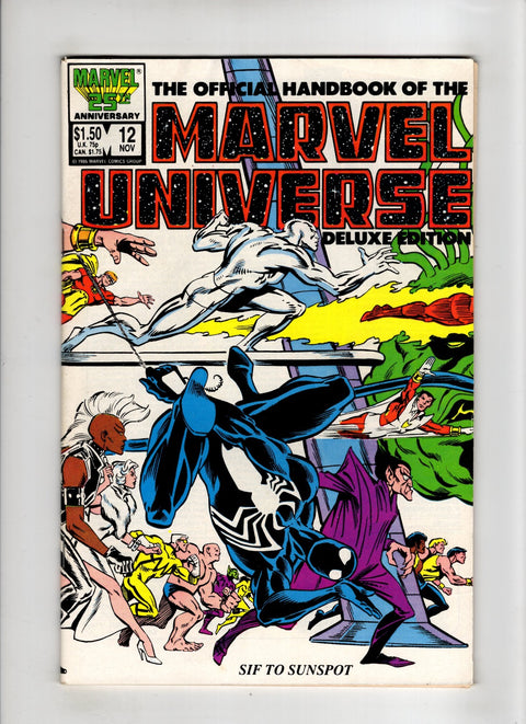 Official Handbook of the Marvel Universe: Deluxe Edition (Vol. 2) #12 (Cvr A) (1986) A Buy & Sell Comics Online Comic Shop Toronto Canada