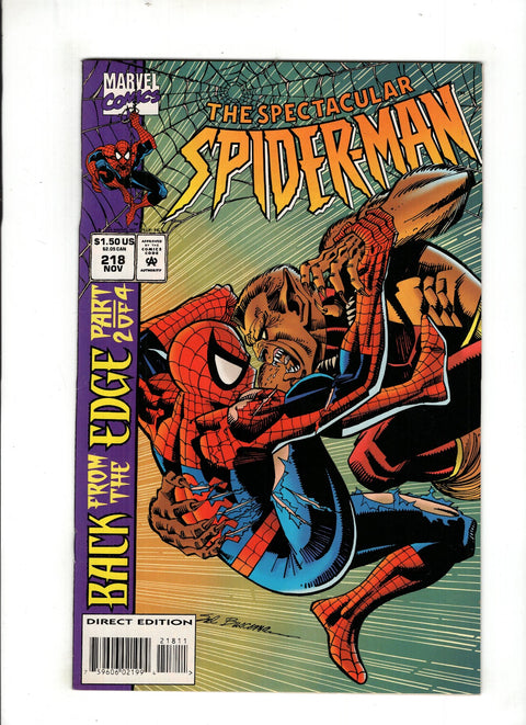 The Spectacular Spider-Man, Vol. 1 #218 (1994) Buy & Sell Comics Online Comic Shop Toronto Canada