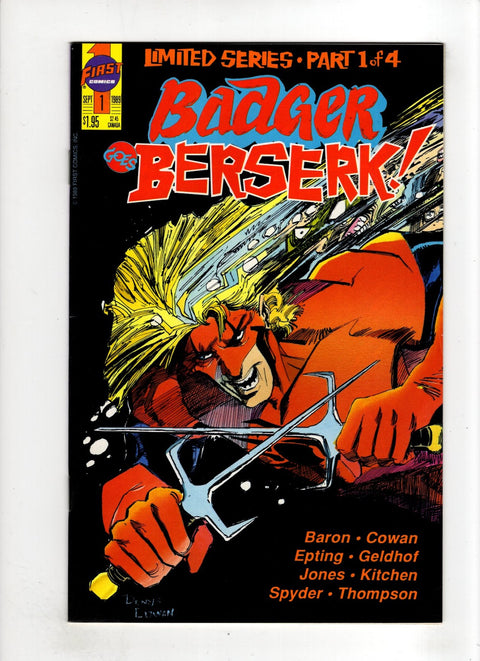 Badger Goes Berserk #1 (1989) Buy & Sell Comics Online Comic Shop Toronto Canada