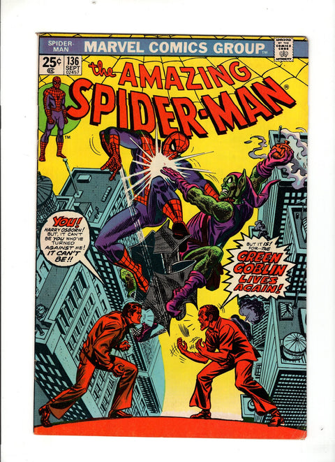 The Amazing Spider-Man, Vol. 1 #136 (1974) Buy & Sell Comics Online Comic Shop Toronto Canada