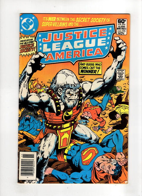 Justice League of America, Vol. 1 #196 (1981) Newsstand Edition Newsstand Edition Buy & Sell Comics Online Comic Shop Toronto Canada