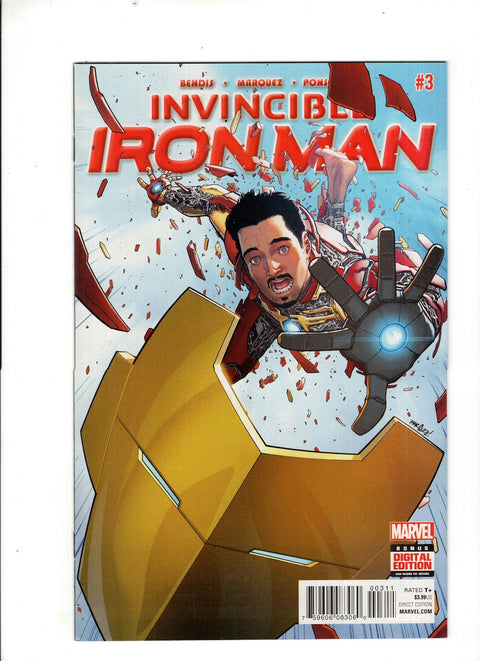 Invincible Iron Man, Vol. 2 #3 (Cvr A) (2015) David Marquez A David Marquez Buy & Sell Comics Online Comic Shop Toronto Canada