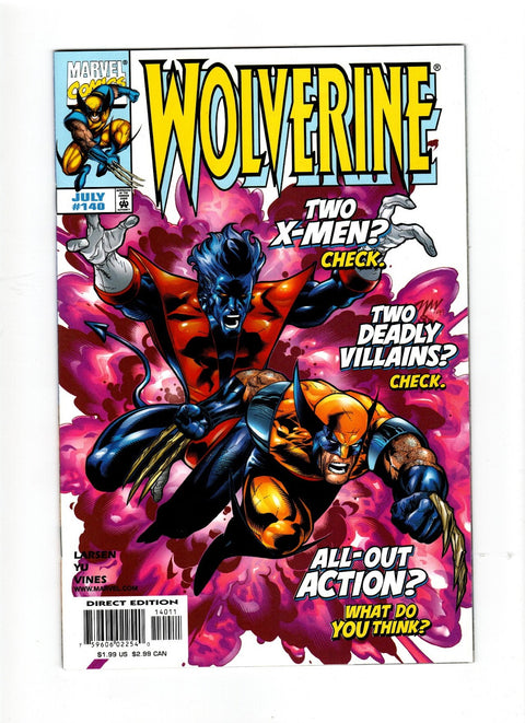 Wolverine, Vol. 2 #140 (1999) Buy & Sell Comics Online Comic Shop Toronto Canada