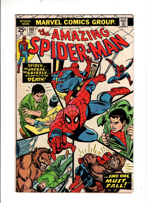 The Amazing Spider-Man, Vol. 1 #140 (1974) Buy & Sell Comics Online Comic Shop Toronto Canada