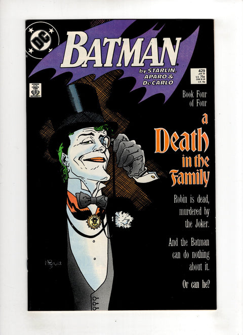 Batman, Vol. 1 #429 (Cvr A) (1988) A Buy & Sell Comics Online Comic Shop Toronto Canada