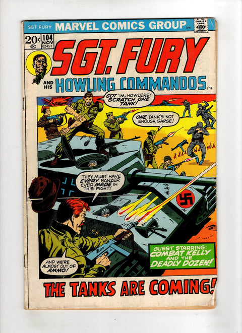 Sgt. Fury and His Howling Commandos #104 (1972) Buy & Sell Comics Online Comic Shop Toronto Canada