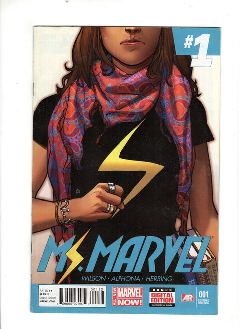 Ms. Marvel, Vol. 3 #1 (Cvr E) (2014) 2nd Printing Sara Pichelli E 2nd Printing Sara Pichelli Buy & Sell Comics Online Comic Shop Toronto Canada