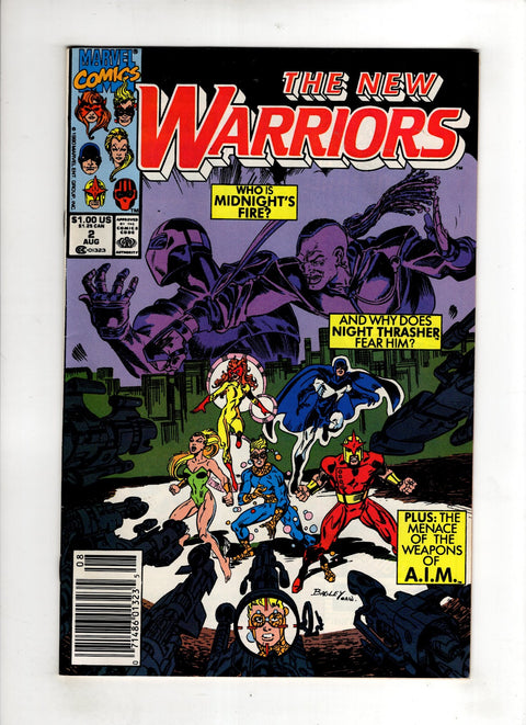 The New Warriors, Vol. 1 #2 (1990) Newsstand Edition Newsstand Edition Buy & Sell Comics Online Comic Shop Toronto Canada
