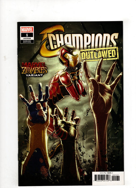 Champions, Vol. 4 (Marvel) #1 (Cvr C) (2020) Kaare Andrews Marvel Zombies Variant C Kaare Andrews Marvel Zombies Variant Buy & Sell Comics Online Comic Shop Toronto Canada