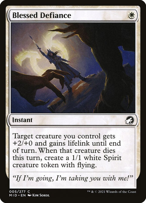 Blessed Defiance (Foil)