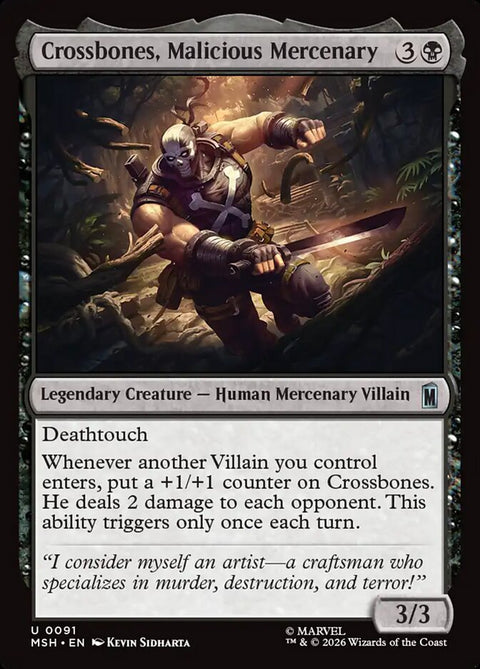 Crossbones, Malicious Mercenary (Foil)