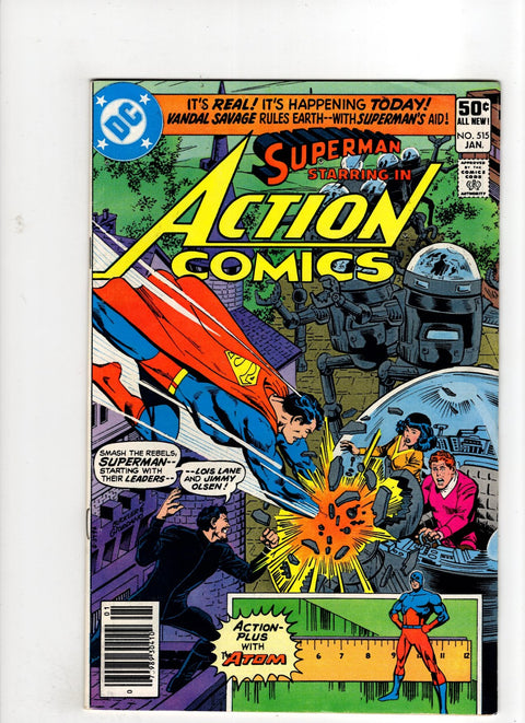 Action Comics, Vol. 1 #515 (1980) Newsstand Edition Newsstand Edition Buy & Sell Comics Online Comic Shop Toronto Canada
