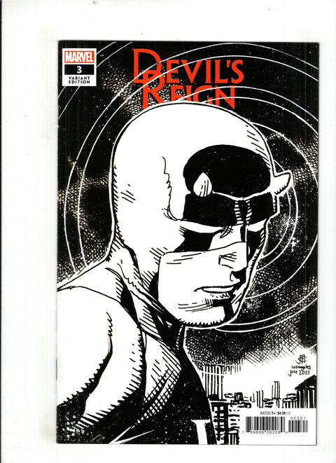 Devil's Reign, Vol. 1 #3 (Cvr B) (2022) Jim Cheung Headshot Sketch Variant B Jim Cheung Headshot Sketch Variant Buy & Sell Comics Online Comic Shop Toronto Canada