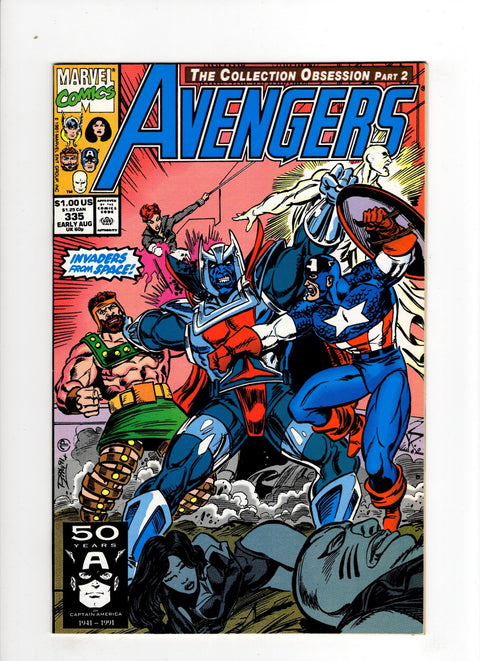 The Avengers, Vol. 1 #335 (1991) Buy & Sell Comics Online Comic Shop Toronto Canada