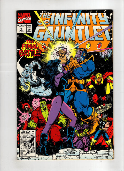 Infinity Gauntlet, Vol. 1 #6 (1991) Newsstand Edition Newsstand Edition Buy & Sell Comics Online Comic Shop Toronto Canada