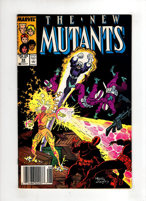 New Mutants, Vol. 1 #54 (1987) Newsstand Edition Newsstand Edition Buy & Sell Comics Online Comic Shop Toronto Canada