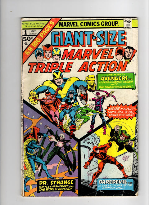 Giant-Size Marvel Triple Action #1 (1975) Giant-Size Giant-Size Buy & Sell Comics Online Comic Shop Toronto Canada