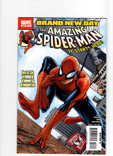 The Amazing Spider-Man, Vol. 2 #546 (Cvr A) (2008) Steve McNiven A Steve McNiven Buy & Sell Comics Online Comic Shop Toronto Canada