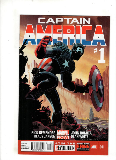 Captain America, Vol. 7 #1 (Cvr A) (2012) John Romita Jr. A John Romita Jr. Buy & Sell Comics Online Comic Shop Toronto Canada