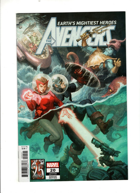 The Avengers, Vol. 8 #20 (Cvr B) (2019) Paolo Rivera Marvels 25th Tribute Variant B Paolo Rivera Marvels 25th Tribute Variant Buy & Sell Comics Online Comic Shop Toronto Canada