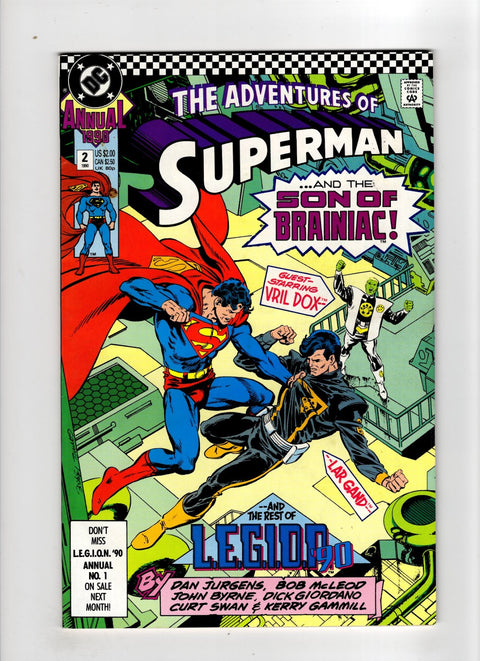 The Adventures of Superman Annual #2 (1990) Buy & Sell Comics Online Comic Shop Toronto Canada