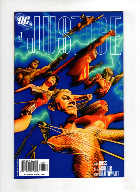 Justice #1 (Cvr A) (2005) Alex Ross A Alex Ross Buy & Sell Comics Online Comic Shop Toronto Canada