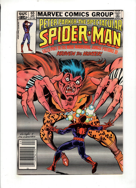 The Spectacular Spider-Man, Vol. 1 #65 (1982) Newsstand Edition Newsstand Edition Buy & Sell Comics Online Comic Shop Toronto Canada
