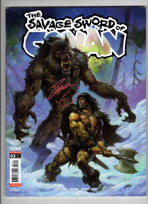 The Savage Sword of Conan (Titan Books) #3 (Cvr A) (2024) Signed Jim Zub A Signed Jim Zub Buy & Sell Comics Online Comic Shop Toronto Canada