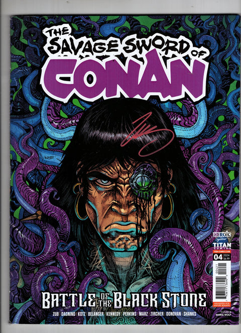 The Savage Sword of Conan (Titan Books) #4 (Cvr B) (2024) Signed Jim Zub B Signed Jim Zub Buy & Sell Comics Online Comic Shop Toronto Canada
