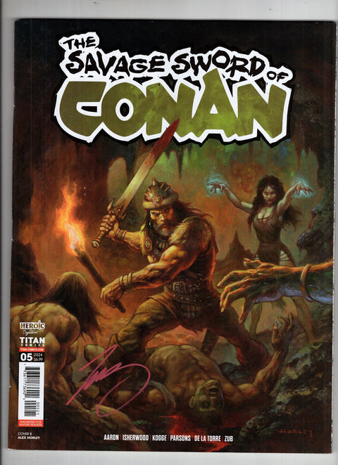 The Savage Sword of Conan (Titan Books) #5 (Cvr B) (2024) Signed Jim Zub B Signed Jim Zub Buy & Sell Comics Online Comic Shop Toronto Canada