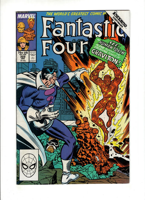 Fantastic Four, Vol. 1 #322 (1988) Buy & Sell Comics Online Comic Shop Toronto Canada