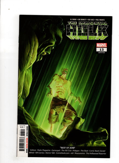 The Immortal Hulk #13 (Cvr A) (2019) Alex Ross A Alex Ross Buy & Sell Comics Online Comic Shop Toronto Canada