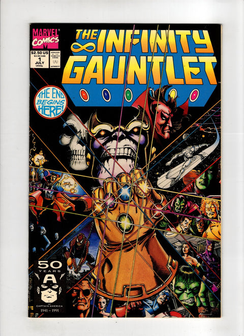 Infinity Gauntlet, Vol. 1 #1 (Cvr A) (1991) A Buy & Sell Comics Online Comic Shop Toronto Canada