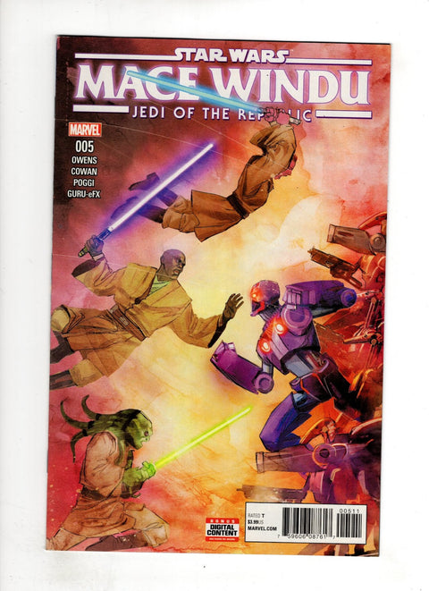 Star Wars: Jedi of The Republic: Mace Windu #5 (Cvr A) (2017) Rod Reis A Rod Reis Buy & Sell Comics Online Comic Shop Toronto Canada