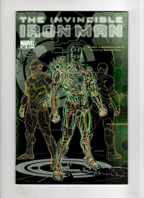 Invincible Iron Man, Vol. 1 #500 (Cvr A) (2011) Salvador Larroca Cover A Salvador Larroca Cover Buy & Sell Comics Online Comic Shop Toronto Canada